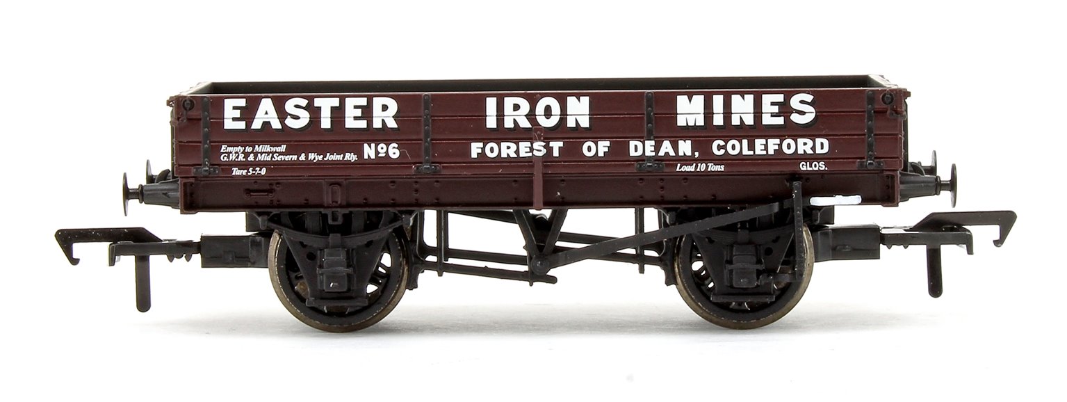 37-934 Bachmann OO Gauge 3 Plank Wagon Easter Iron Mines Brown Weathered by TMC