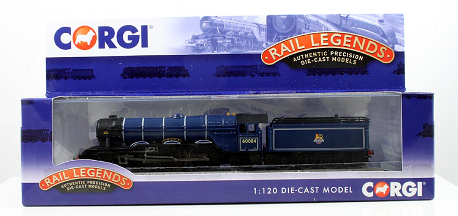 ST97603 BR Blue A3 Class 'Trigo' 60084 4-6-2 Locomotive , circa 1949-52 (Static Diecast Model ...