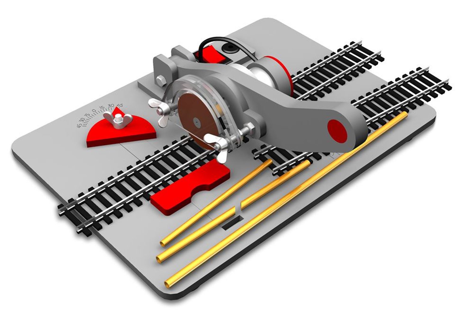 PTC-200-PS Model Train Track &amp; Metal Rod Cutter w/Adapter 