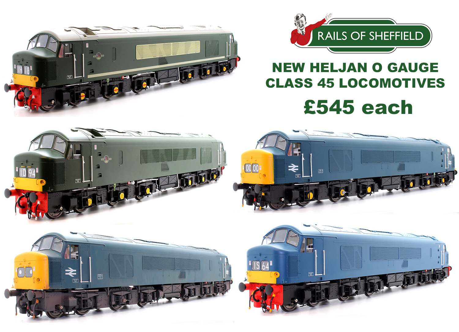 heljan o gauge class 40