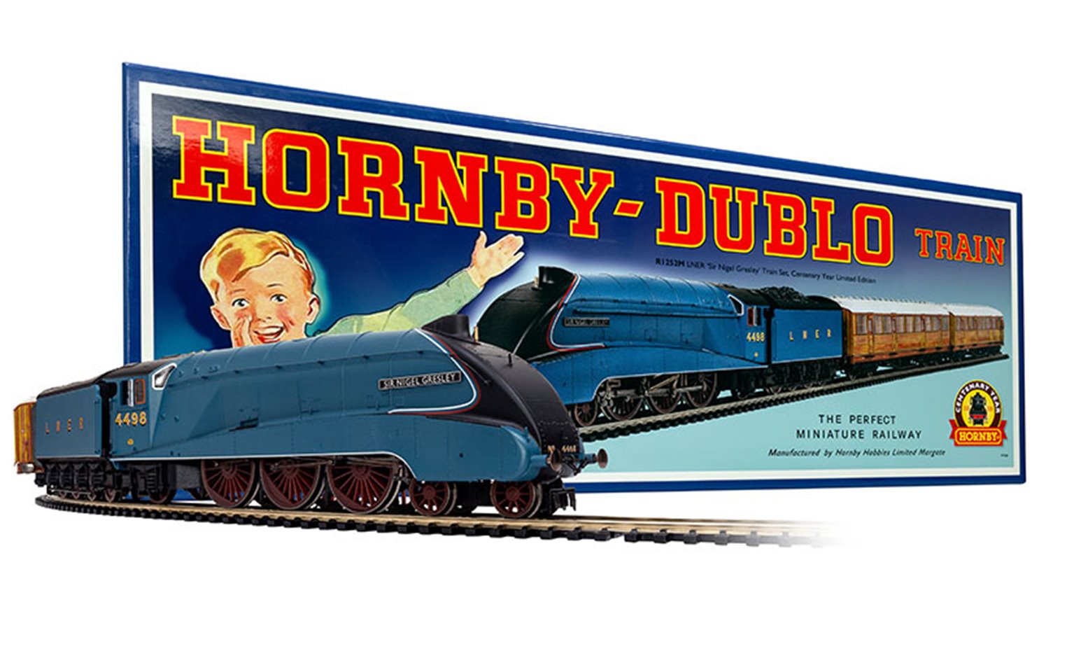 Hornby Dublo Locomotive ART of "Sir Nigel Gresley" JUMBO FRIDGE  MAGNET